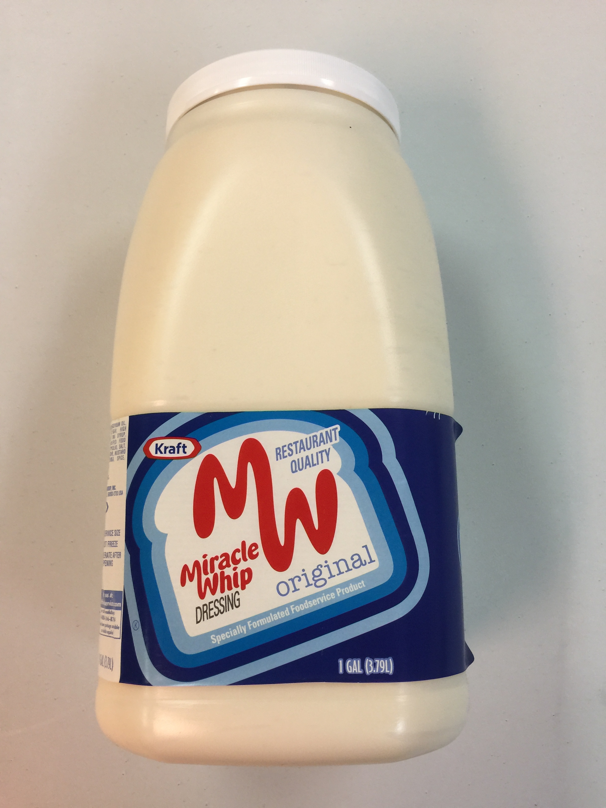 Miracle Whip 1 Gal - Piqua Pizza Supply